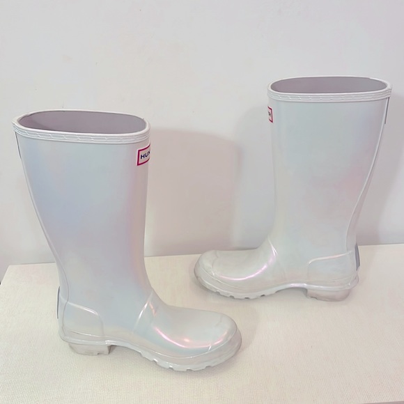 Girls Hunter Iridescent Boots size 3 - Picture 5 of 7